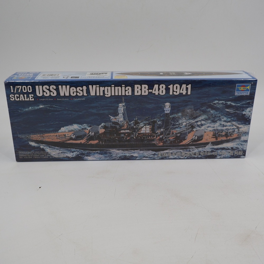 Trumpeter USS West Virginia BB-48 1941 Battleship 1/700‎ Scale Model 05771 NEW